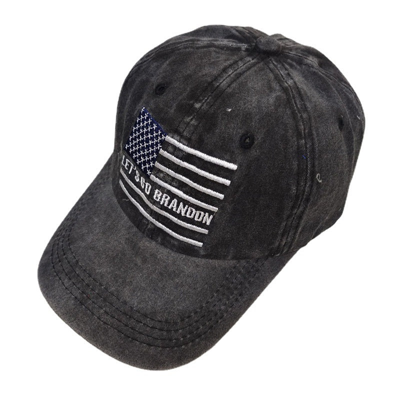 Wholesale Independence Day  Embroidered Washed Baseball Cap