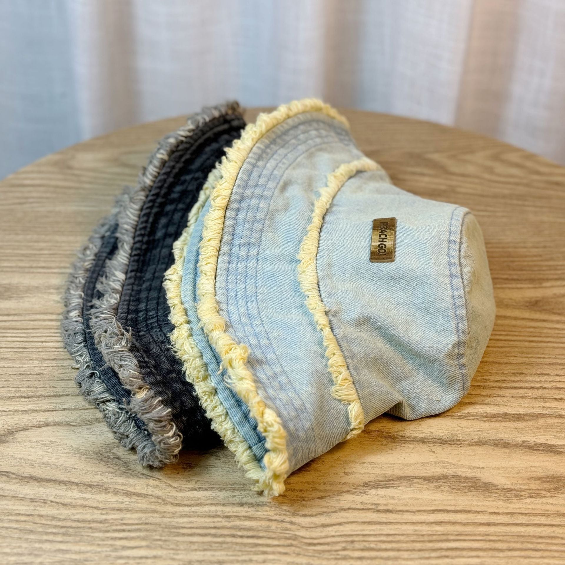 Wholesale  Western Denim Fisherman Hat Bucket Hat