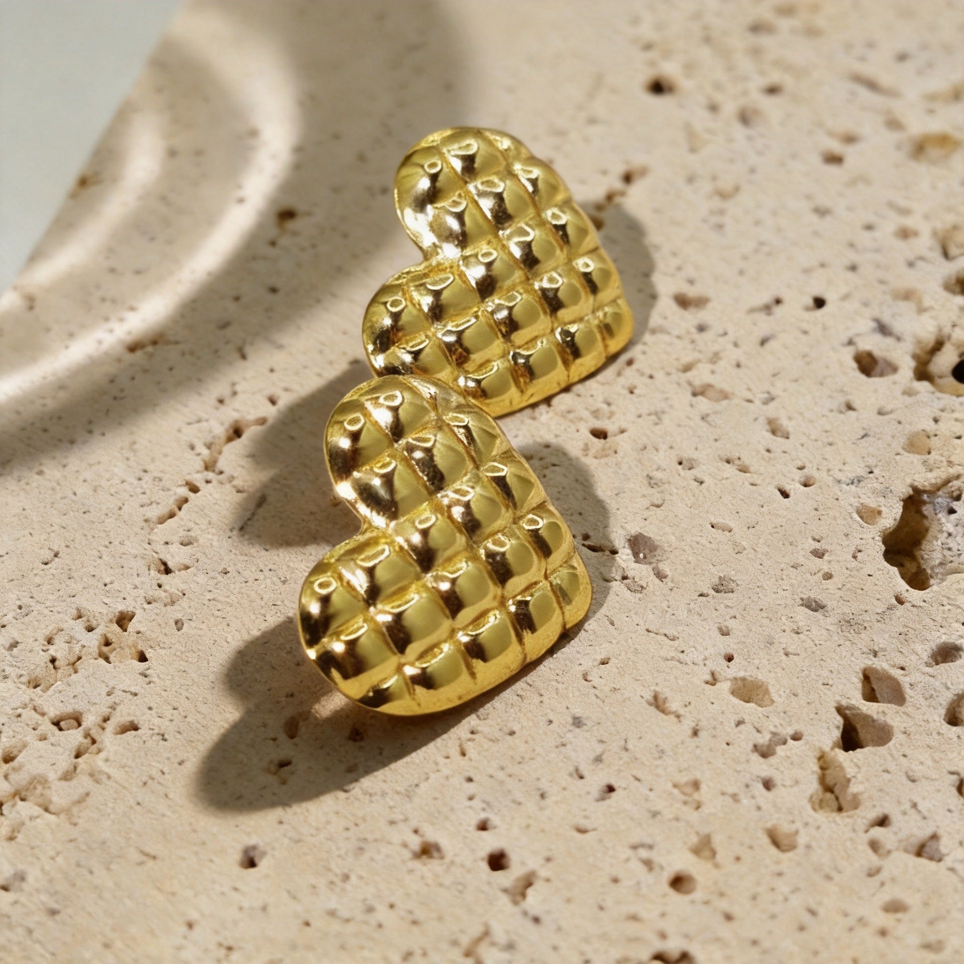 Wholesale Stainless Steel Gold Leaf Hollow Earrings for Women,  Stylish Party and Everyday Jewelry Accessory