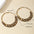 Wholesale exaggerated metal hoop water drop leopard print large circle earrings
