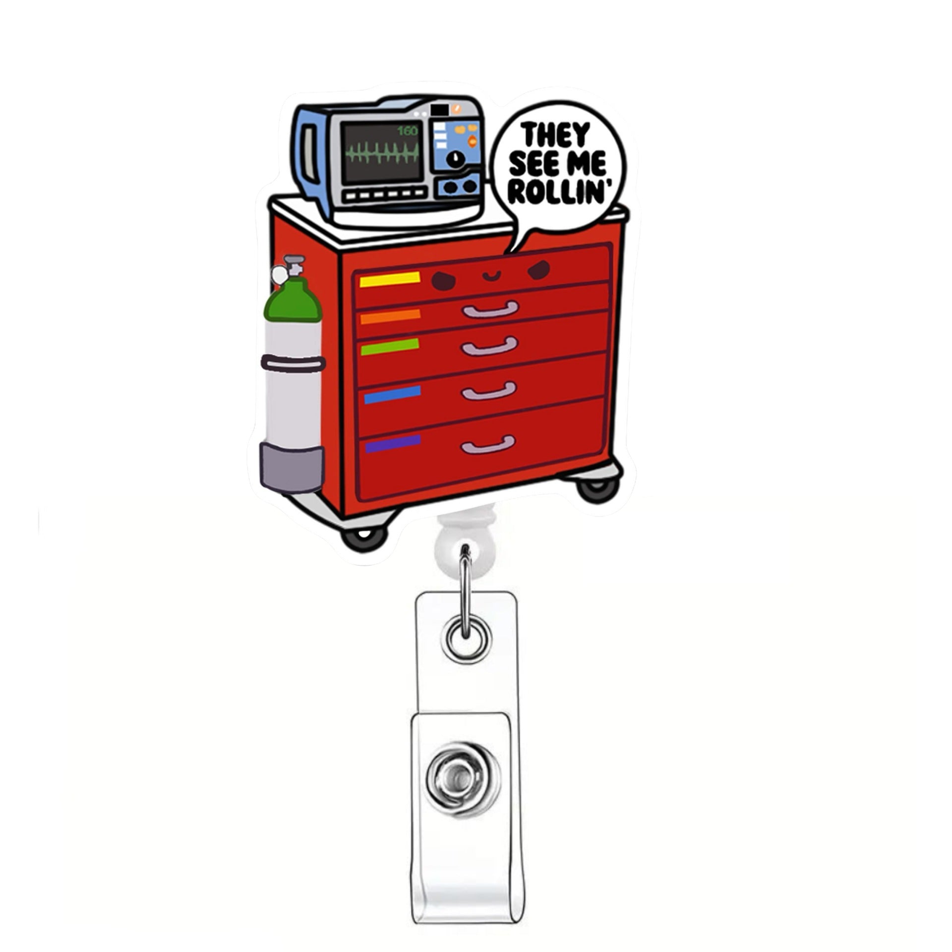 Wholesale Doctor Nurse Acrylic Badge Reels Keychains