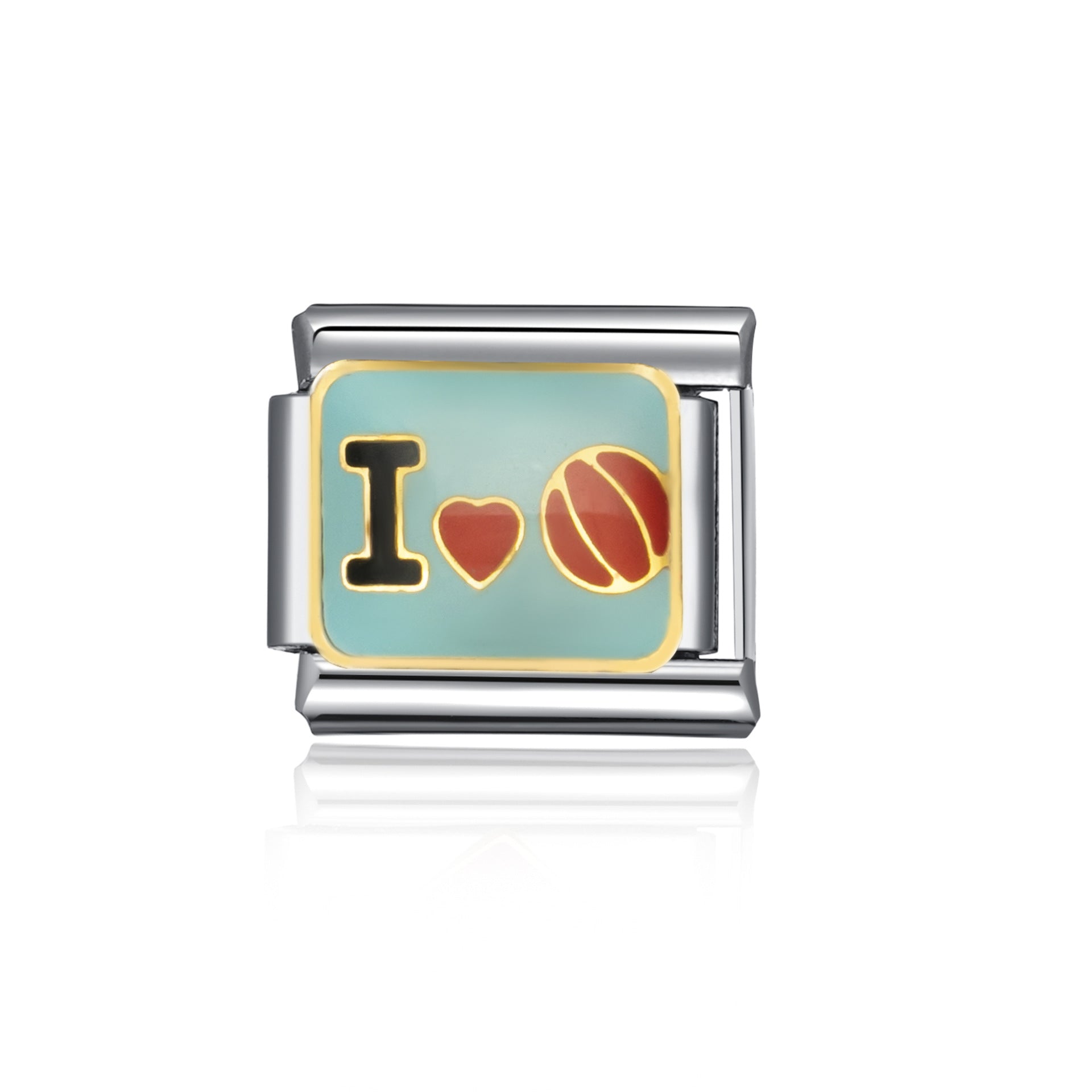 Wholesale Italian Charm Bracelet 9mm DIY Splicing Cute Creative Pendant Stainless Steel Composable Bracelet