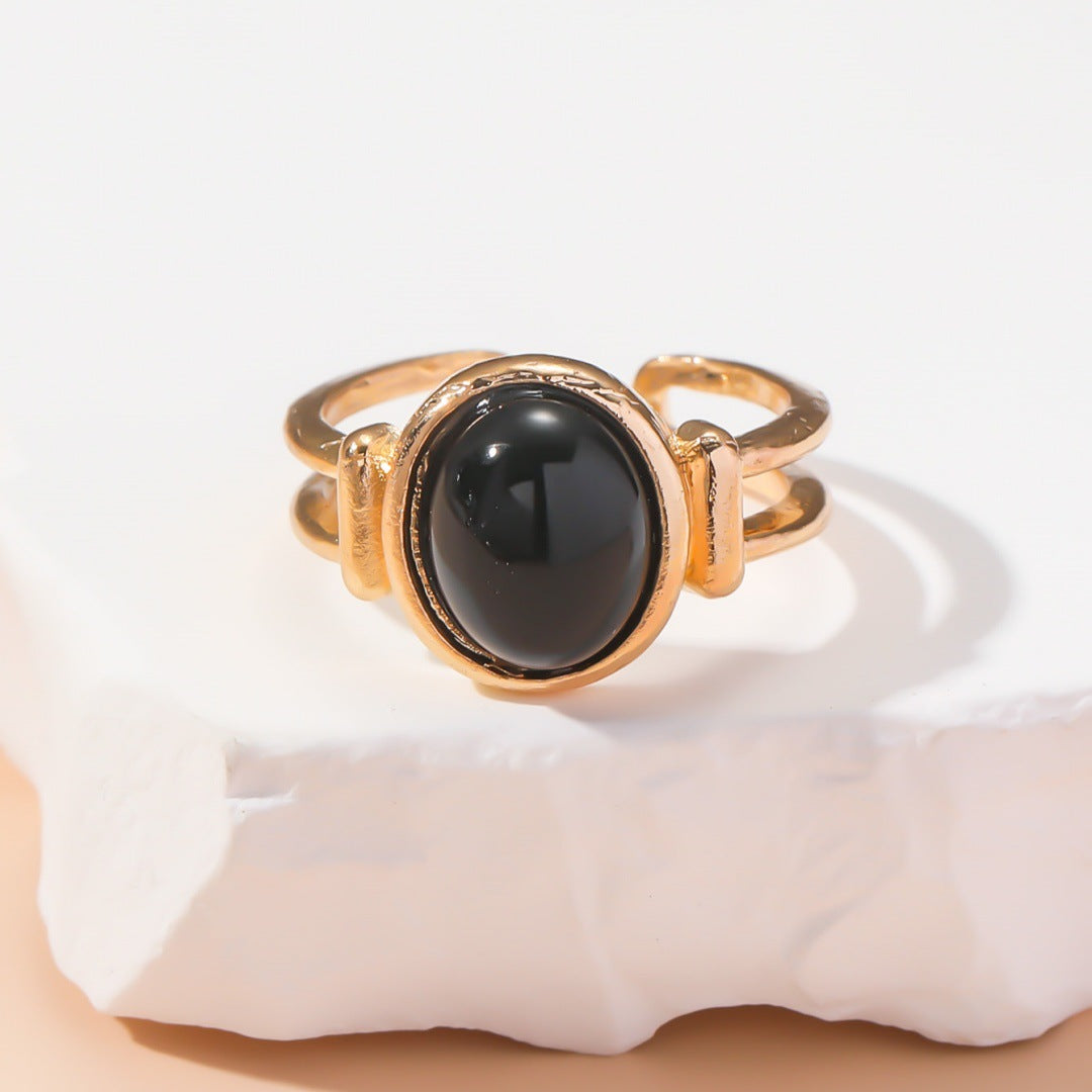 Wholesale Double-Layer Opening Index Finger Ring