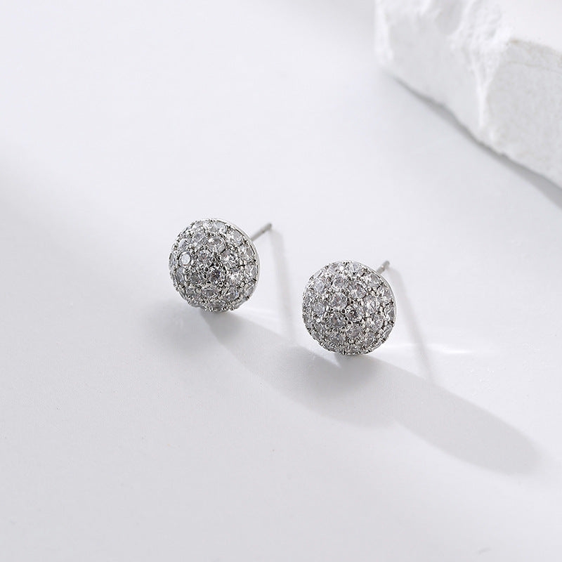 Wholesale  irregular earrings high sense pleated earrings