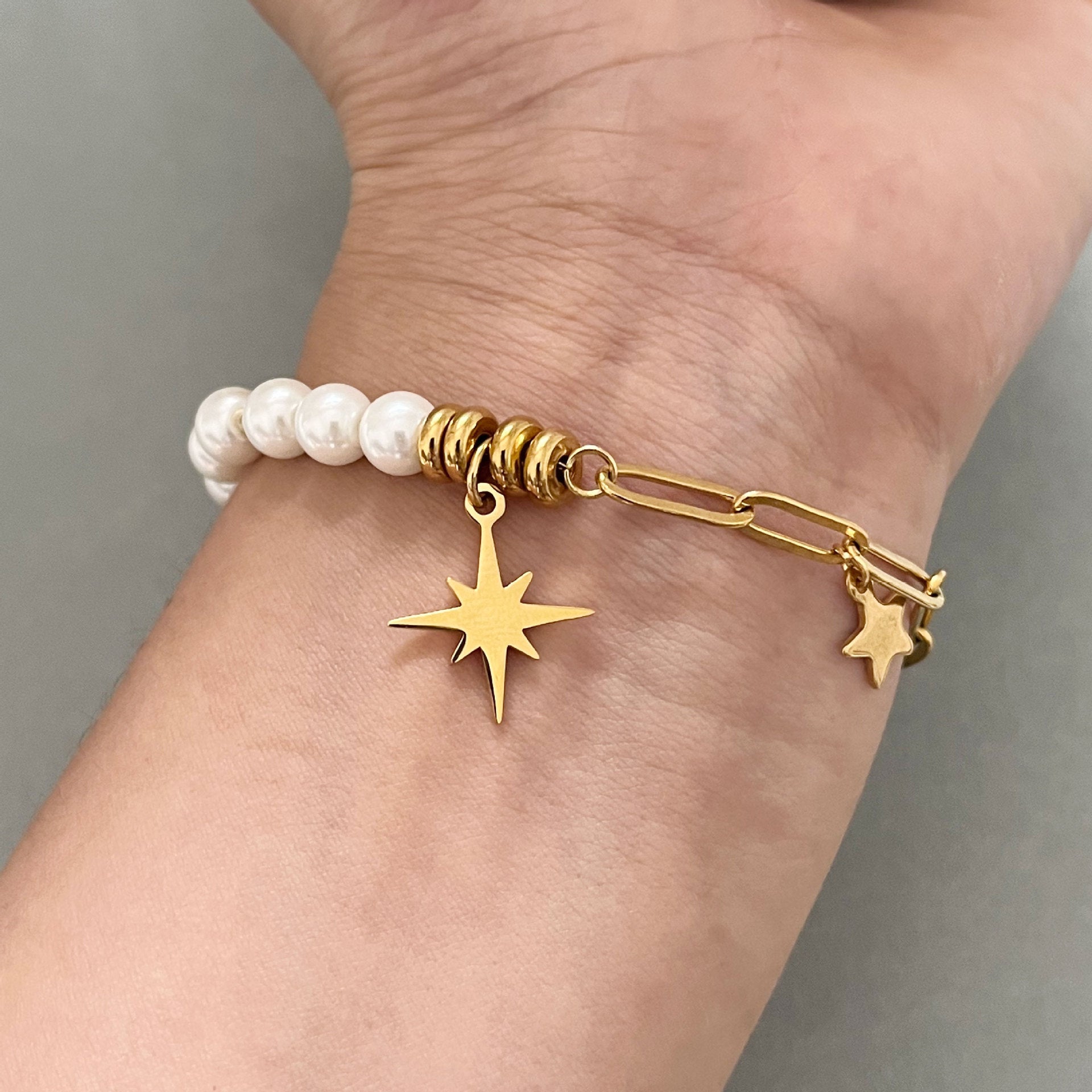 Wholesale Ot Clasp Five-Pointed Eight-Pointed Star Bracelet