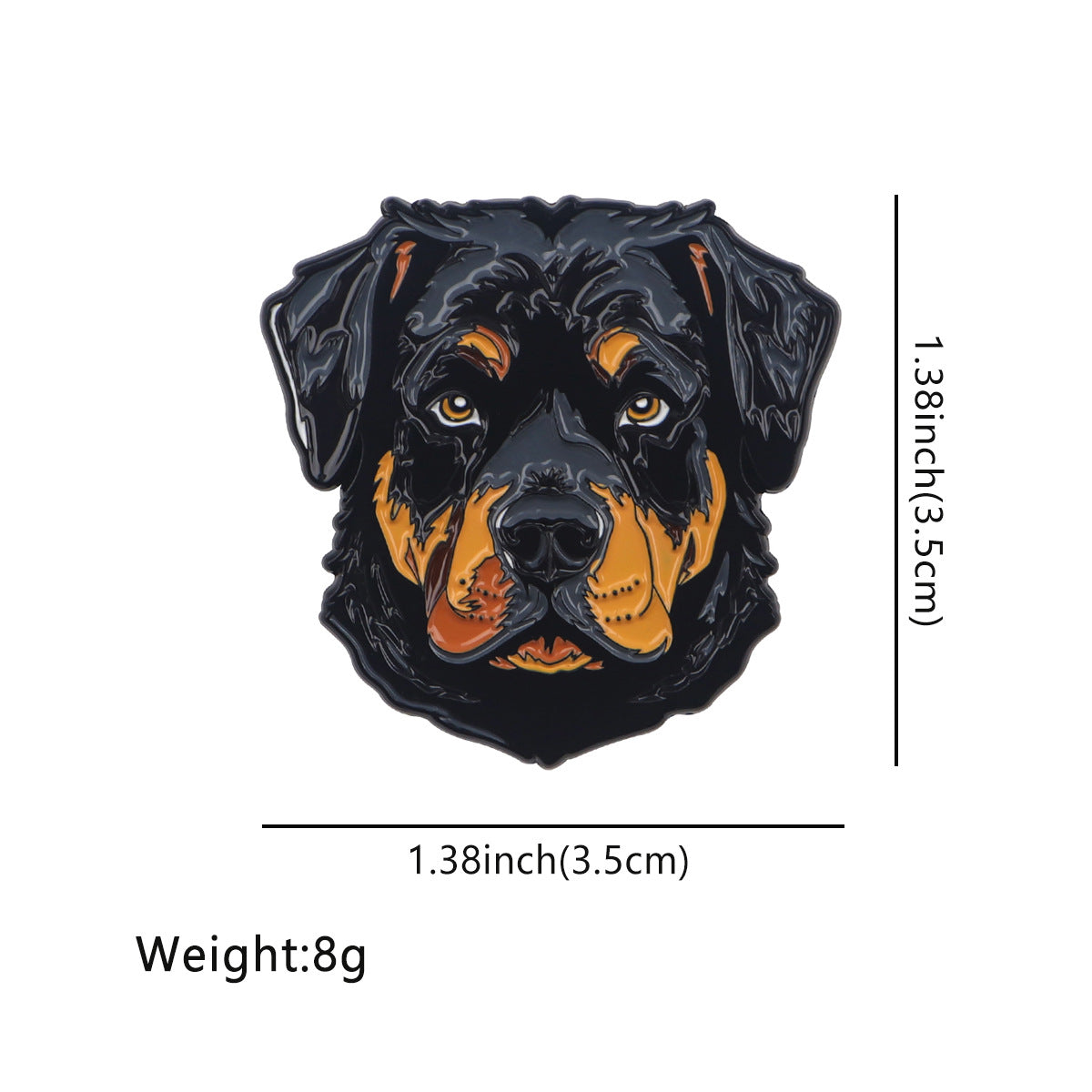 Wholesale 5pcs Alloy cartoon pet dog brooch