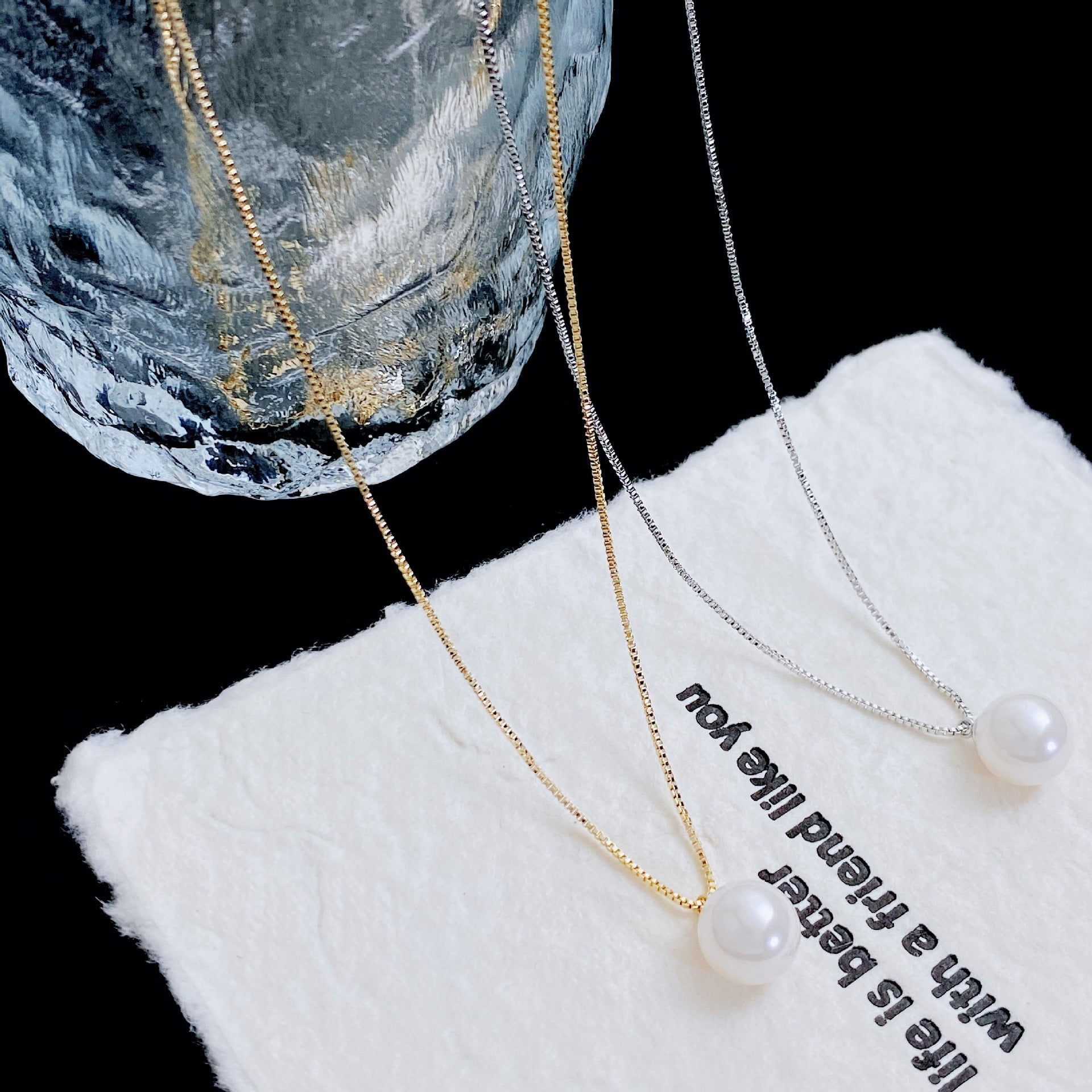 Wholesale Round Pearl Pendant Necklace