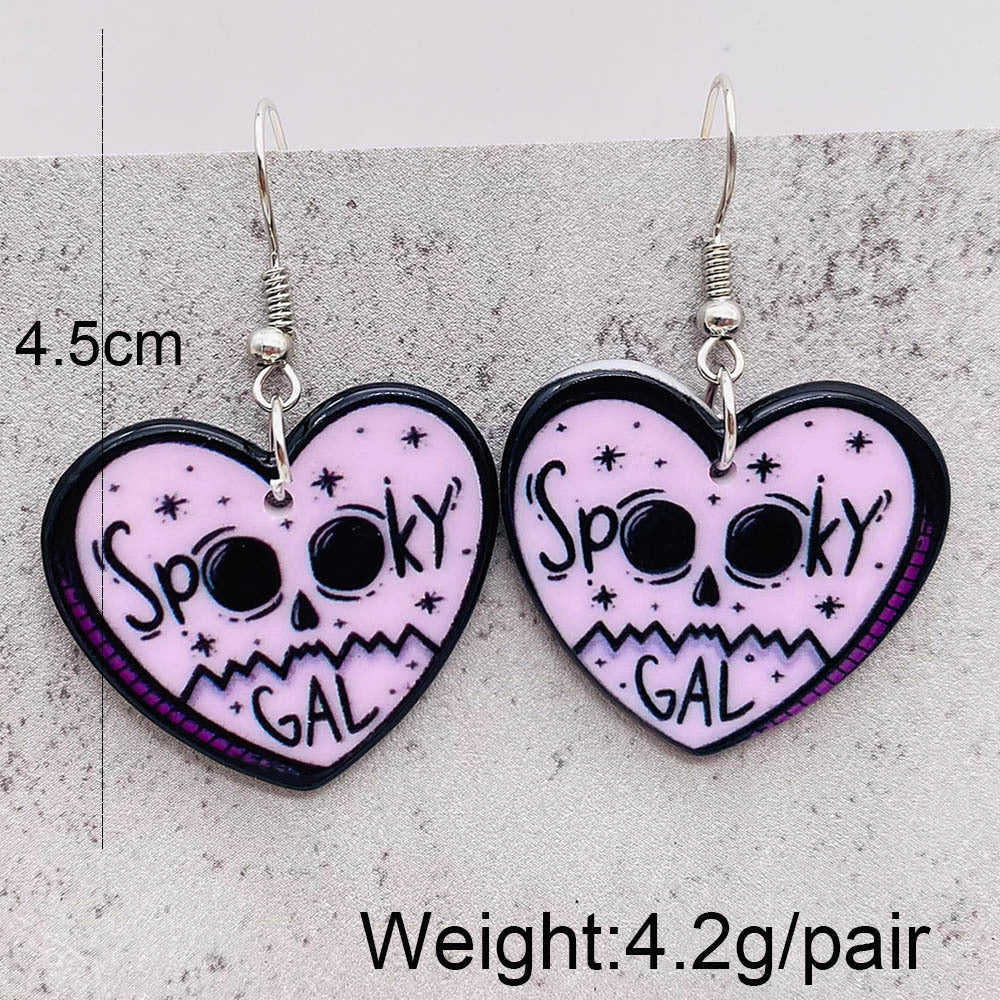 Wholesale  Horror  Acrylic Earrings
