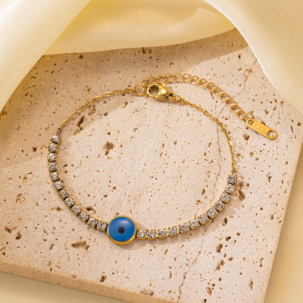 Wholesale Stainless Steel Gold Bracelet ACC-BT-QiYun005