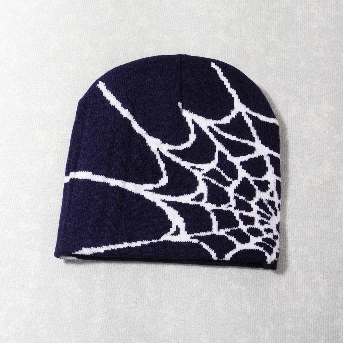 Wholesale Pullover Spider Web Y2K Jacquard Knitted Hat Beanie ACC-HT-Junl001