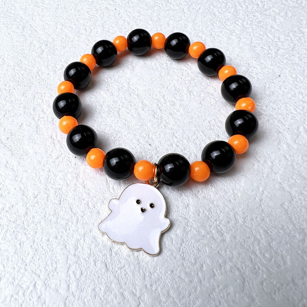 Wholesale Halloween Pumpkin Acrylic Bracelet ACC-BT-Nanh012