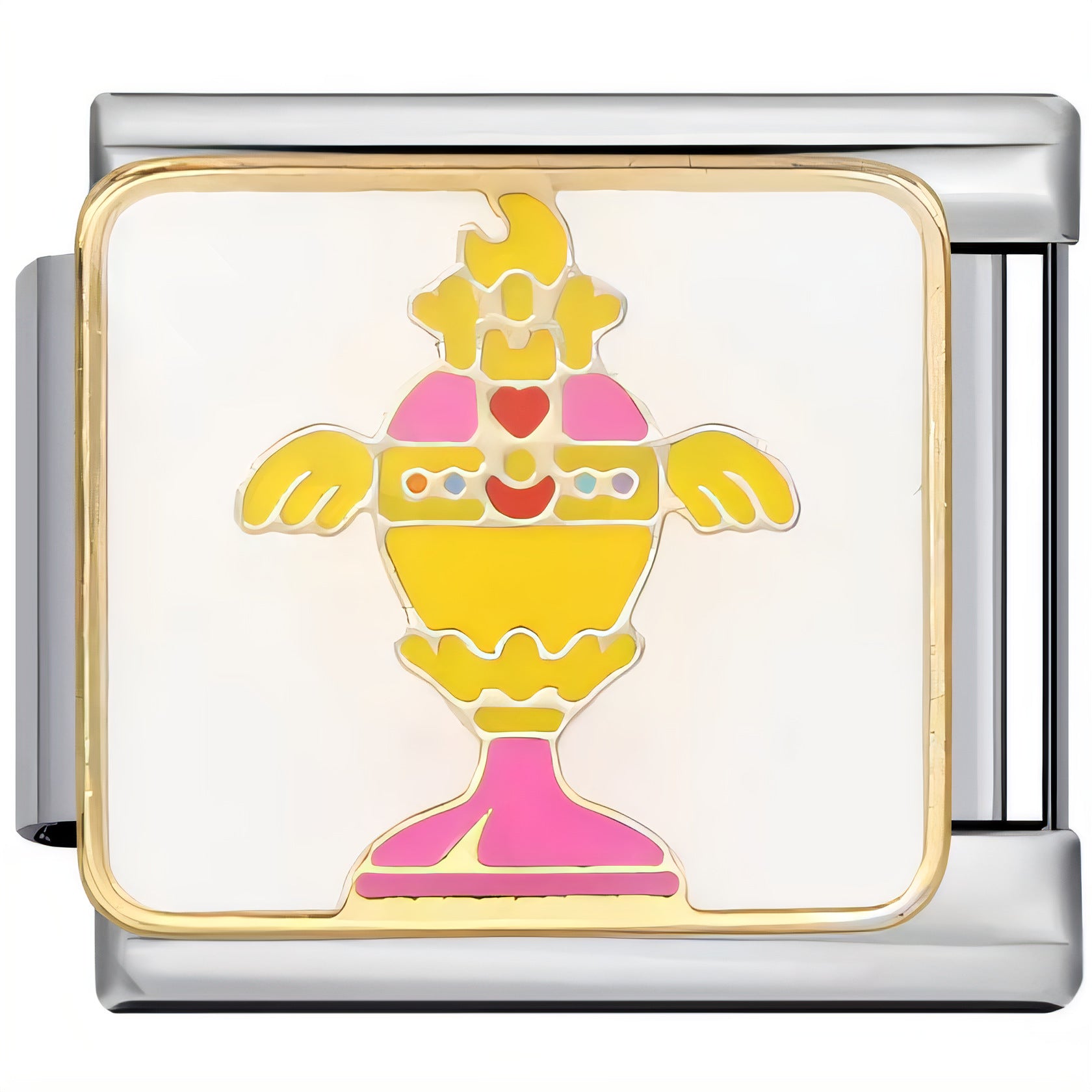 Wholesale Italian Charm Bracelet 9mm DIY Splicing Creative Cartoon Stainless Steel Composable Bracelet