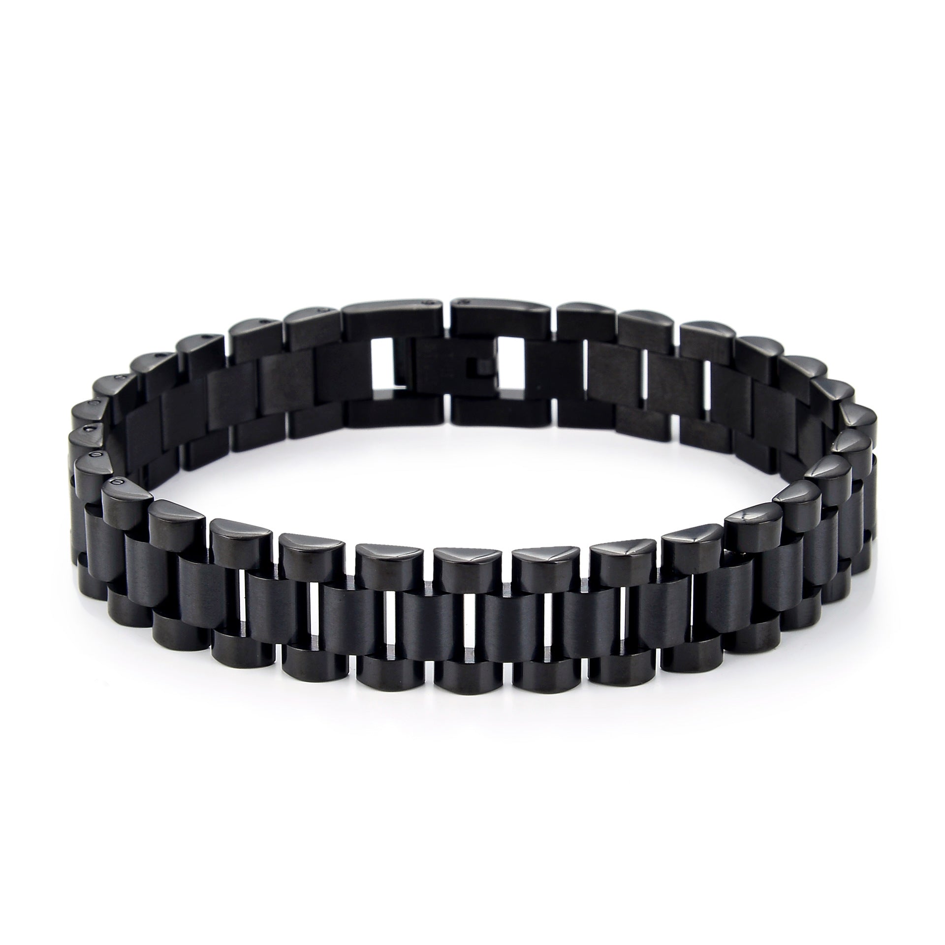 Wholesale Electroplated Multi-color Stainless Steel Watch Strap Titanium Steel Bracelet ACC-BT-Qiaoa003