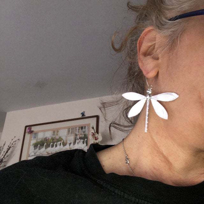 Wholesale Simple personality dragonfly earrings