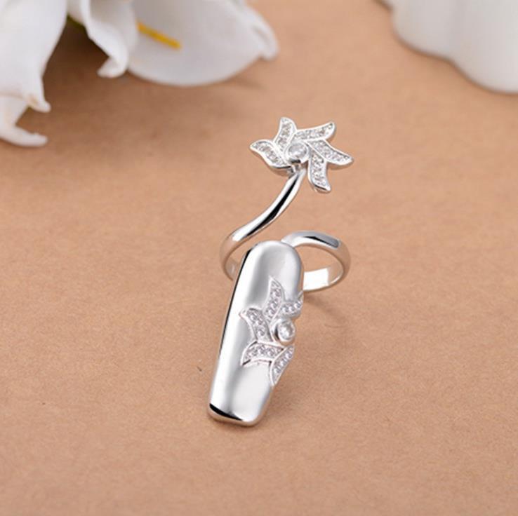 Wholesale creative open knuckle ring nail ring