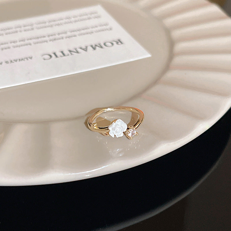 Wholesale Adjustable Micro Pavé Zircon Ring Fashion Accessory Gift for Women