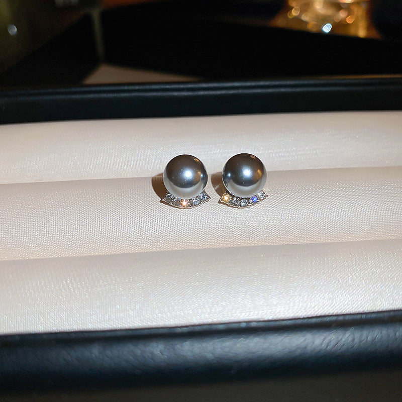 Wholesale Mermaid Pearl Earrings Simple and Versatile Earrings ACC-ES-Weim003