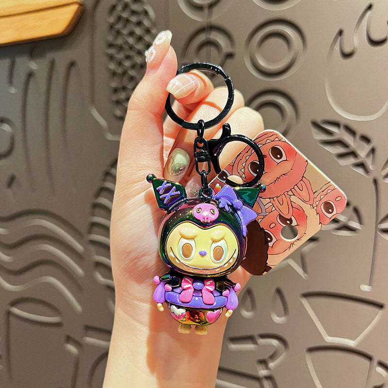Wholesale Cartoon Cute PVC Soft Glue Keychains ACCVIP-KC-HangLi015