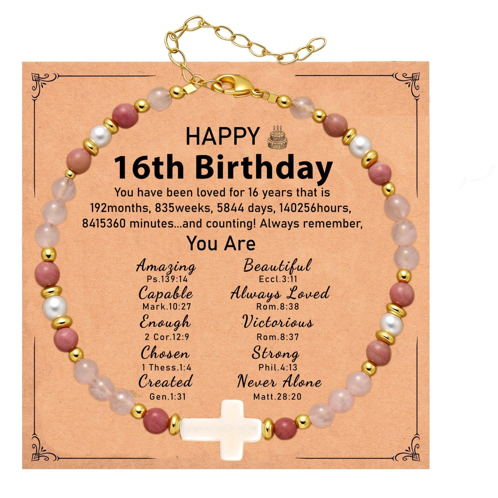 Wholesale Natural Stone Turquoise Cross Gold Bead Spacer Bracelet