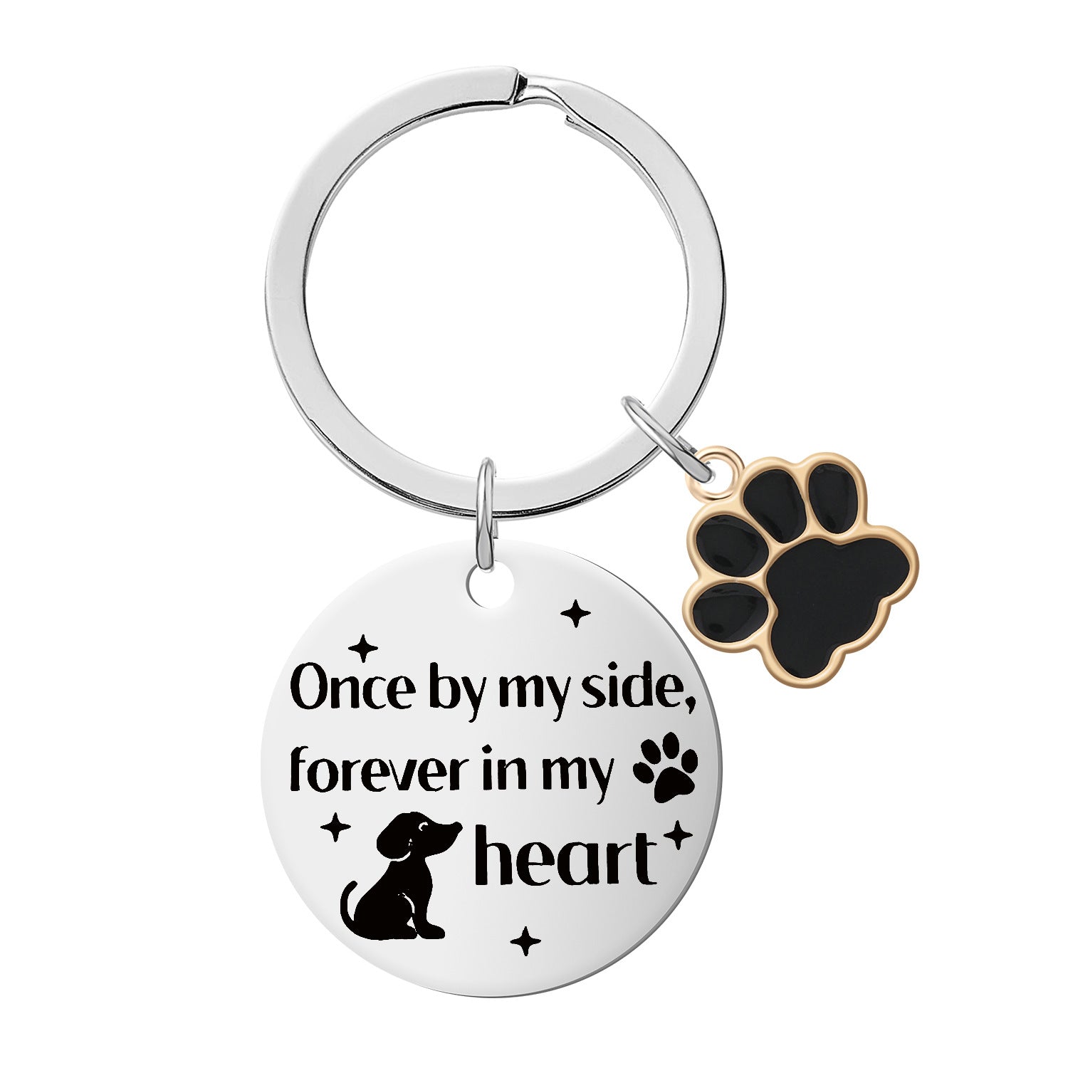 Wholesale Stainless Steel Engraving Dog Tag Keychain