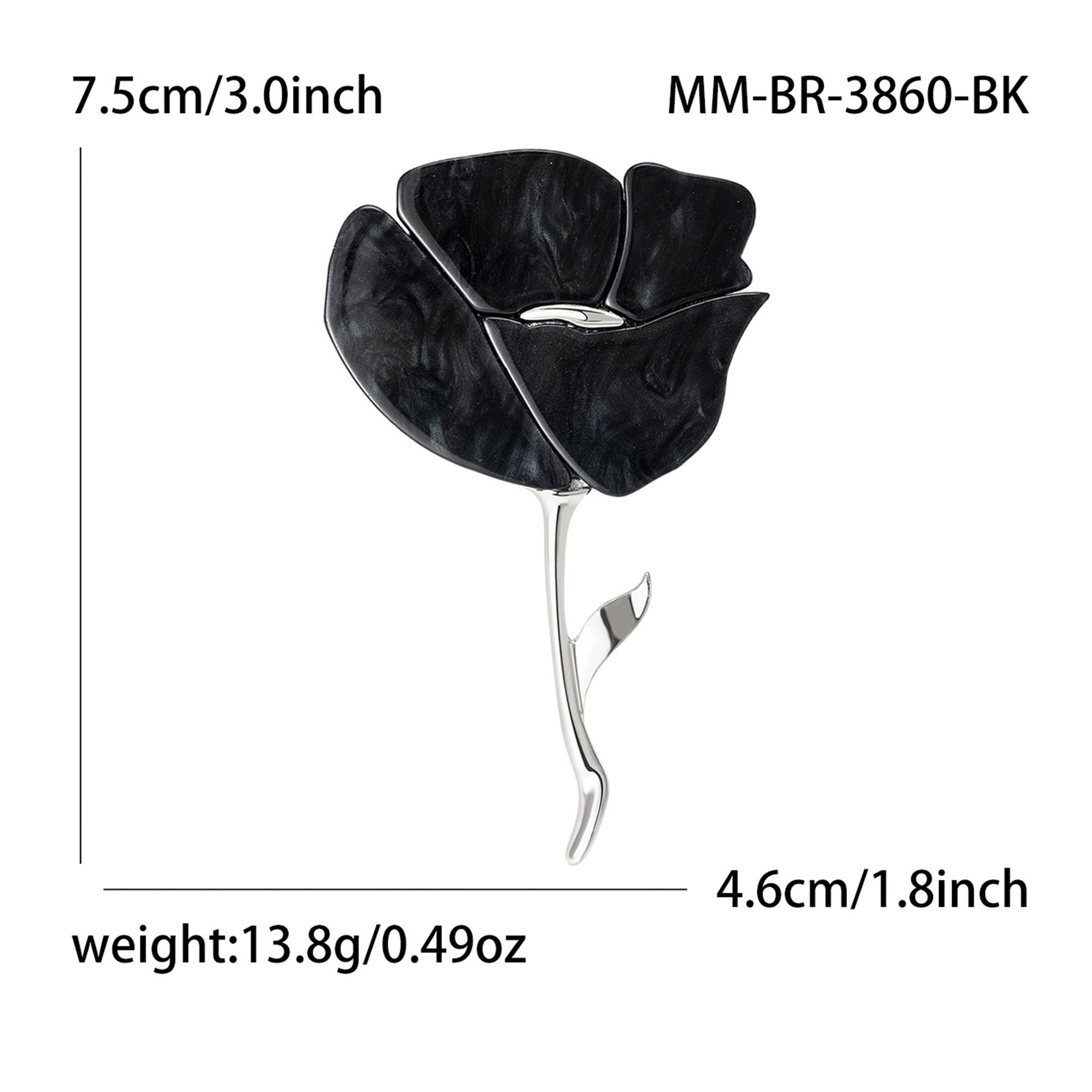 Wholesale Sweet Red Brooch Alloy Pin Fashionable Women S Decorative Accessory For Daily Outfits