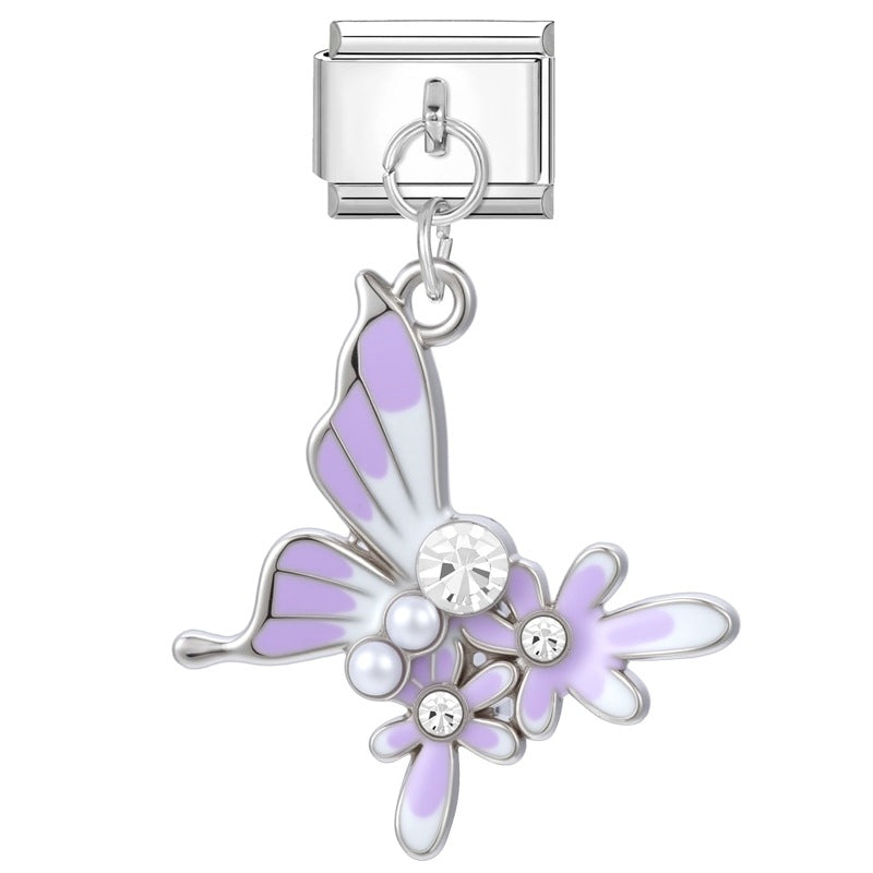 Wholesale Italian modular multifunctional DIY steel pendant bracelet