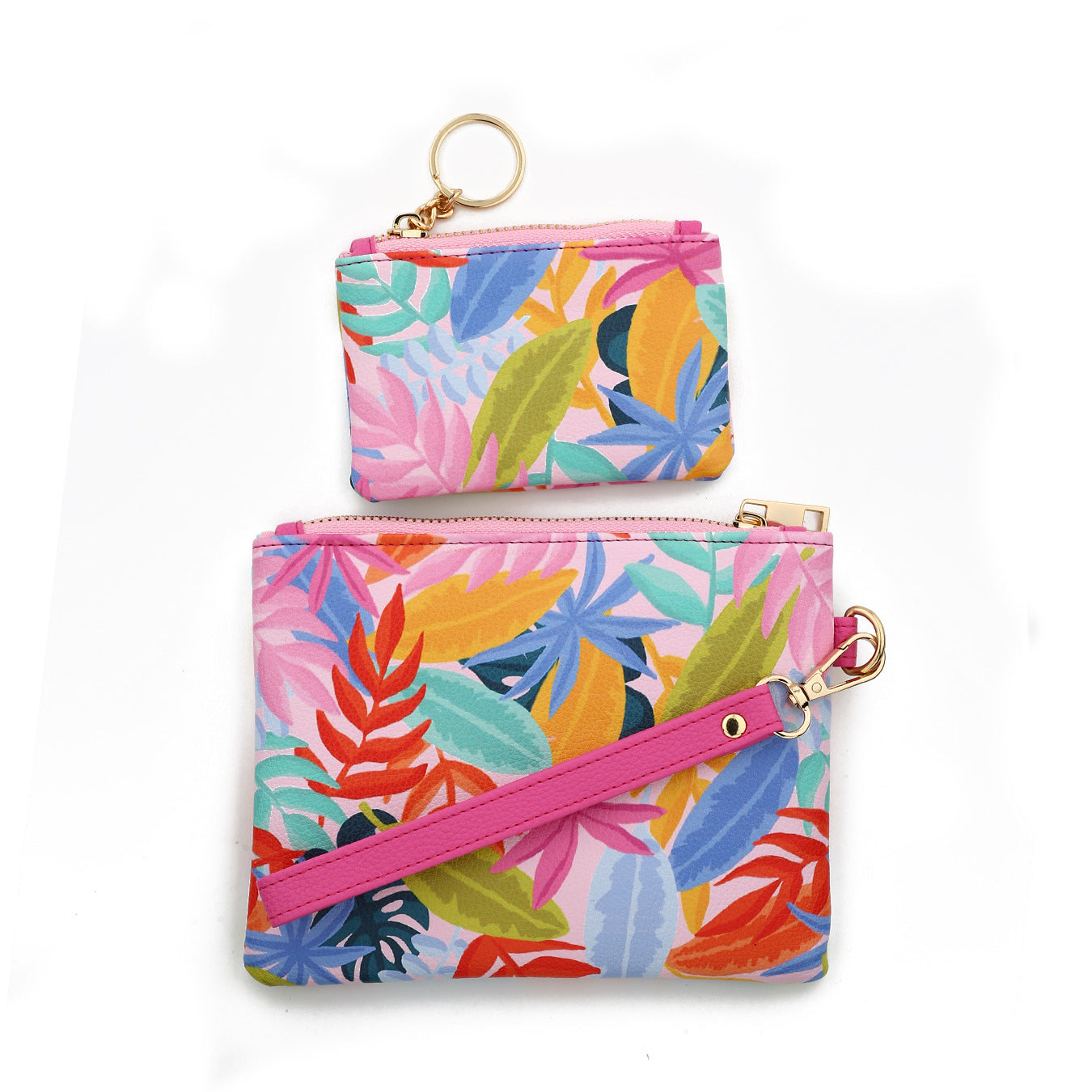 Wholesale Bow-knot card holder Wristlet Keychain