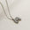 Wholesale  26 English letter necklace  titanium steel bubble smooth letter pendant clavicle chain