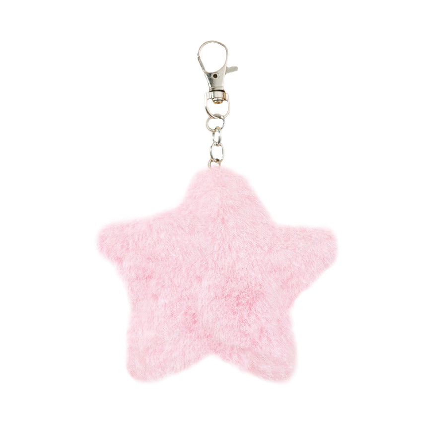 Wholesale Cute Plush Star Keychain