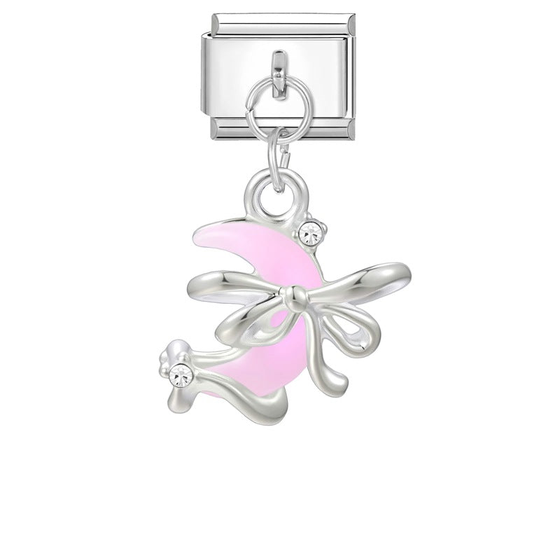 Wholesale Italian modular multifunctional DIY steel pendant bracelet