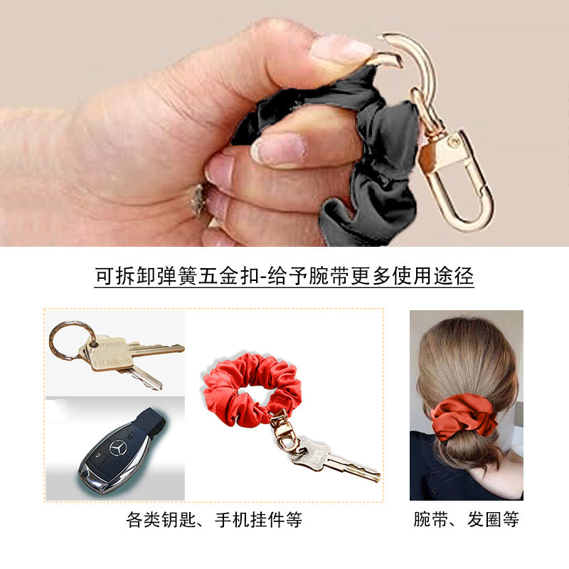 Wholesale Wrist Keychain Elastic Wrist Strap Key Pendant Keychains