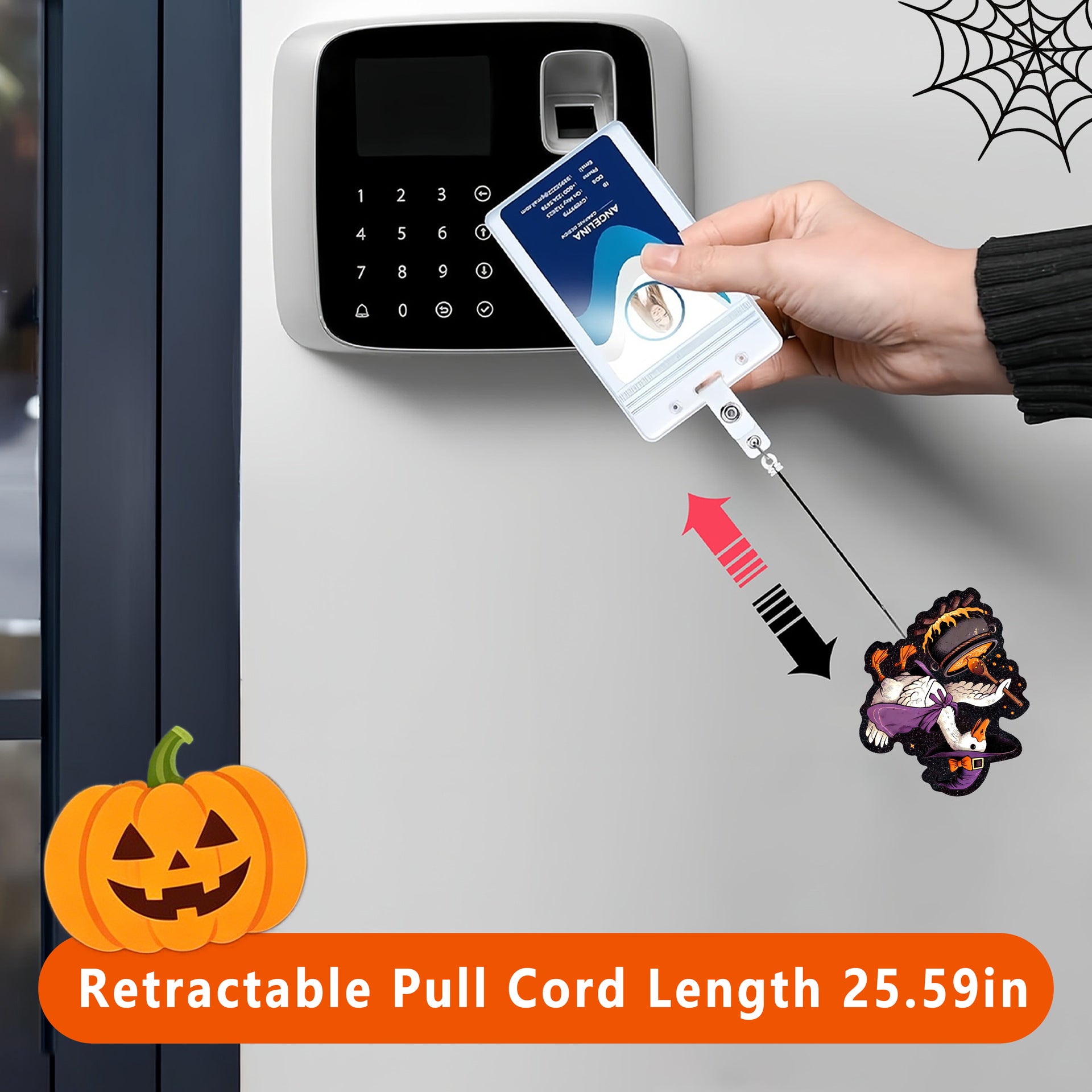 Wholesale Plastic  Badge Reels with Silly Goose Design,  Retractable Id Badge Holders,  Fun Party Accessory