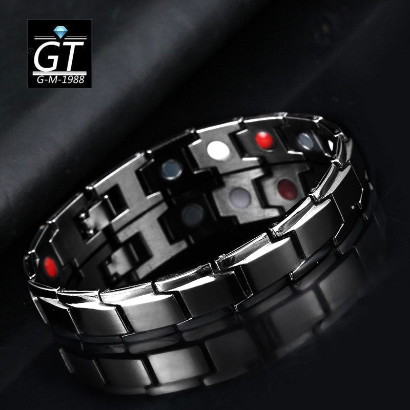 Wholesale Detachable Magnet Bracelet Alloy for Couples ACC-BT-YunJin004