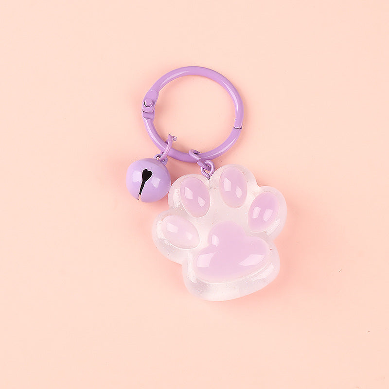 Wholesale Cute Luminous Cat Claw Creative Keychains ACC-KC-YiNian002