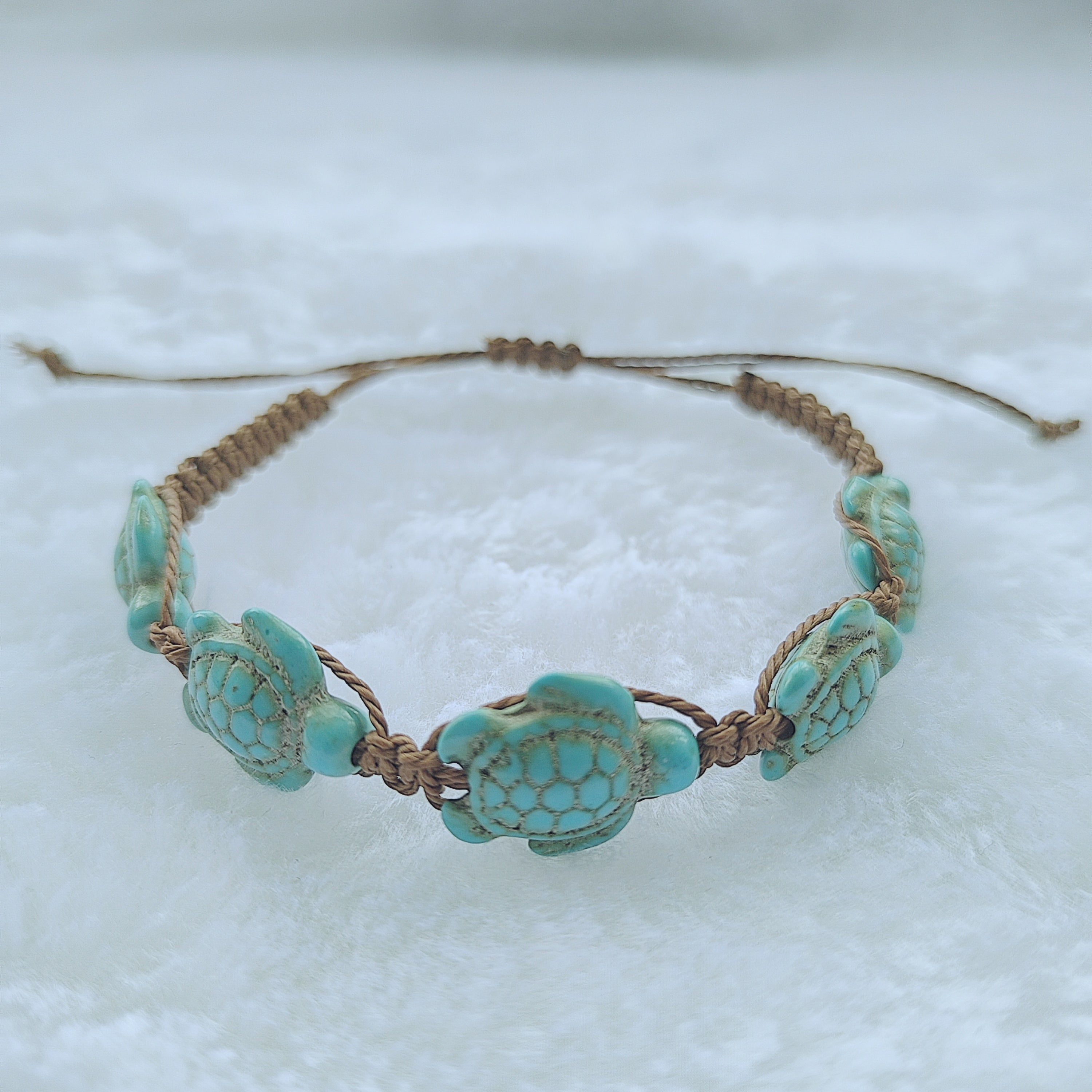 Wholesale Handmade Beach Vacation Style Turtle Cord Bracelet Adjustable Unisex Couple Jewelry Fashion Accessory