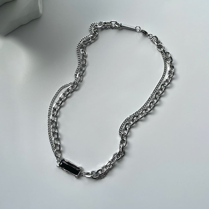 Wholesale  titanium steel  hip hop necklace