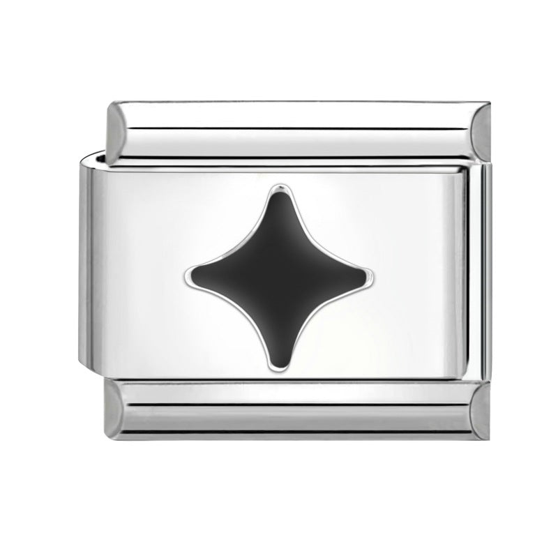 Wholesale Italian Charm Bracelet 9mm DIY Splicing Cute Cartoon Titanium Steel Composable Bracelet