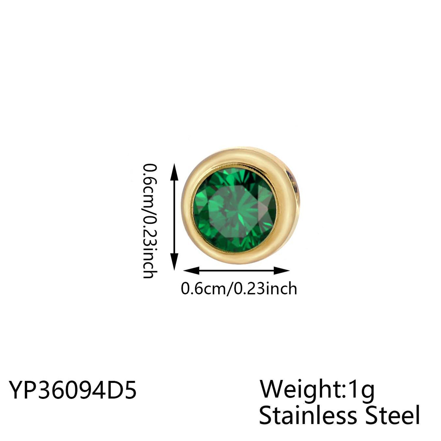 Wholesale Twelve zodiac signs birth stone titanium steel gold-plated non-fading pendant