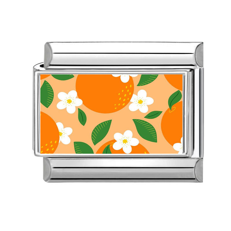 Wholesale Fruit-Themed Italian Modular Multifunctional DIY Creative Birthday Gift Retro Connectable Jewelry Accessories Bracelet