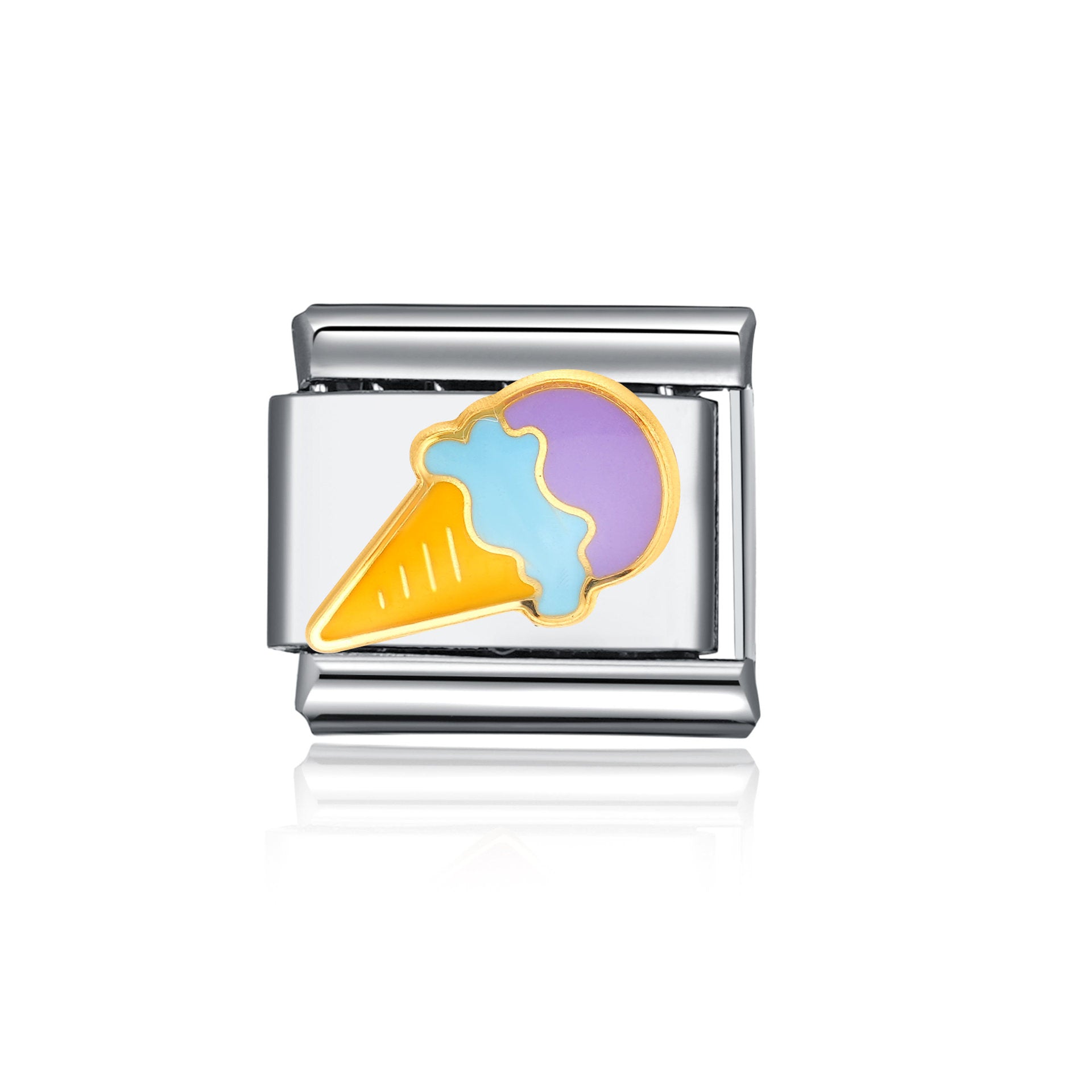 Wholesale Italian Charm Bracelet 9mm DIY Splicing Cute Cartoon Stainless Steel Composable Bracelet