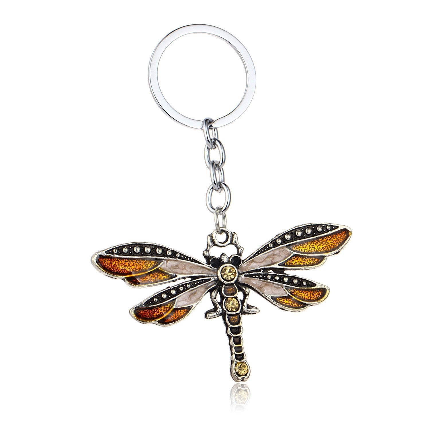 Wholesale Micro Inlay Dragonfly Keychains ACC-KC-Aya002