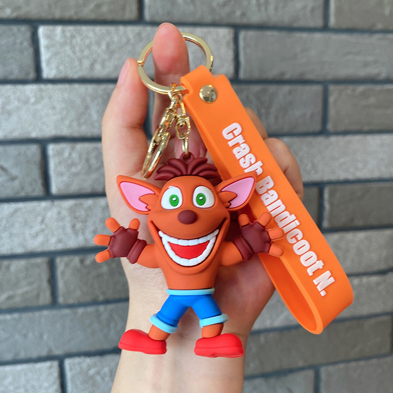 Wholesale Cartoon Cute Silicone Keychain ACC-KC-Lanb004