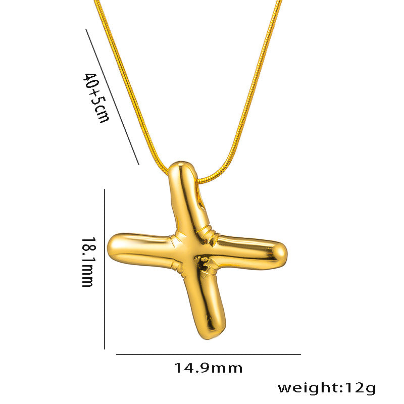 Wholesale Stainless Steel English Letter Necklace ACC-NE-KuCai014