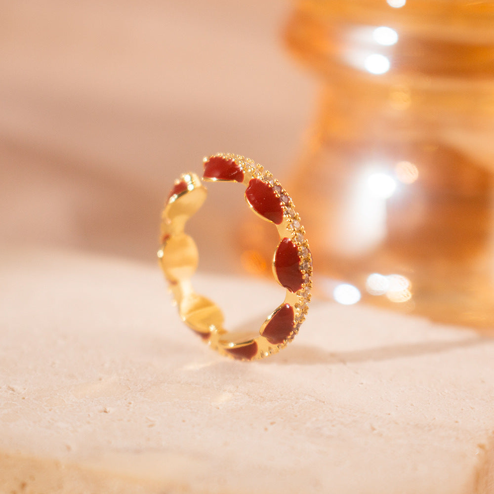 Wholesale Retro  Irregular Lace Ring