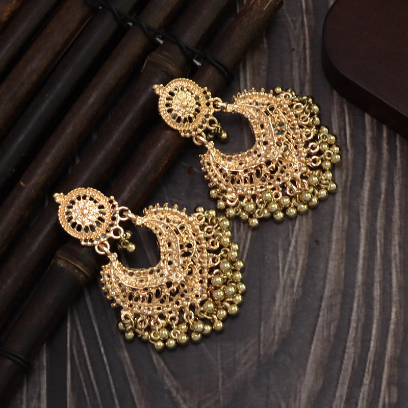 Wholesale Bohemian Retro Teardrop Dangle Stud Earrings with Tassels