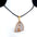 Wholesale 25~35mm Amethyst Original Stone Gold Pendant Yellow Powder White Crystal Irregular Necklace