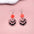 Wholesale Halloween Acrylic Spider Web Bat Earrings