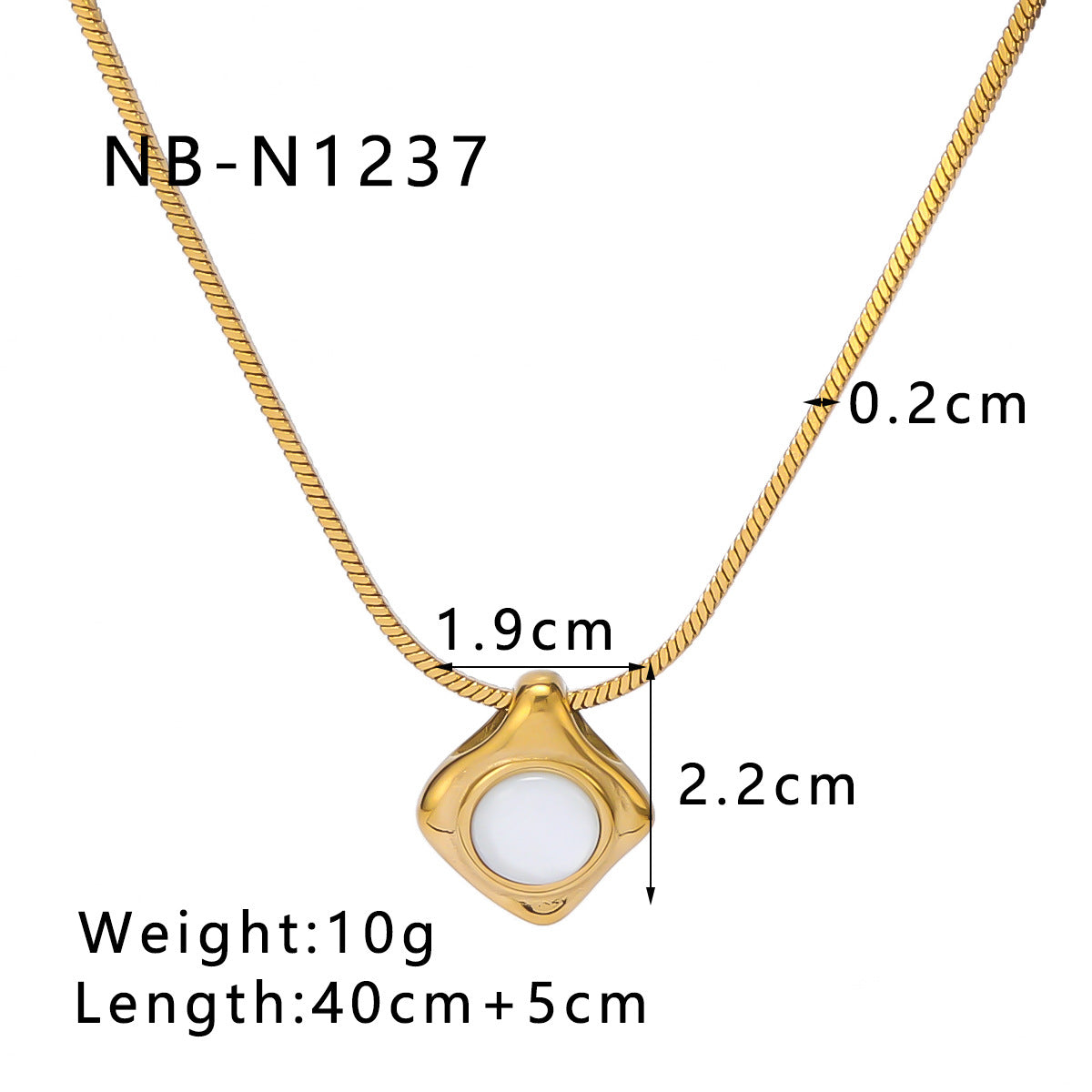 Großhandel geometrisch eingelegtes natürliches Tigerauge Amethyst -Schlangekette Edelstahl Halskette