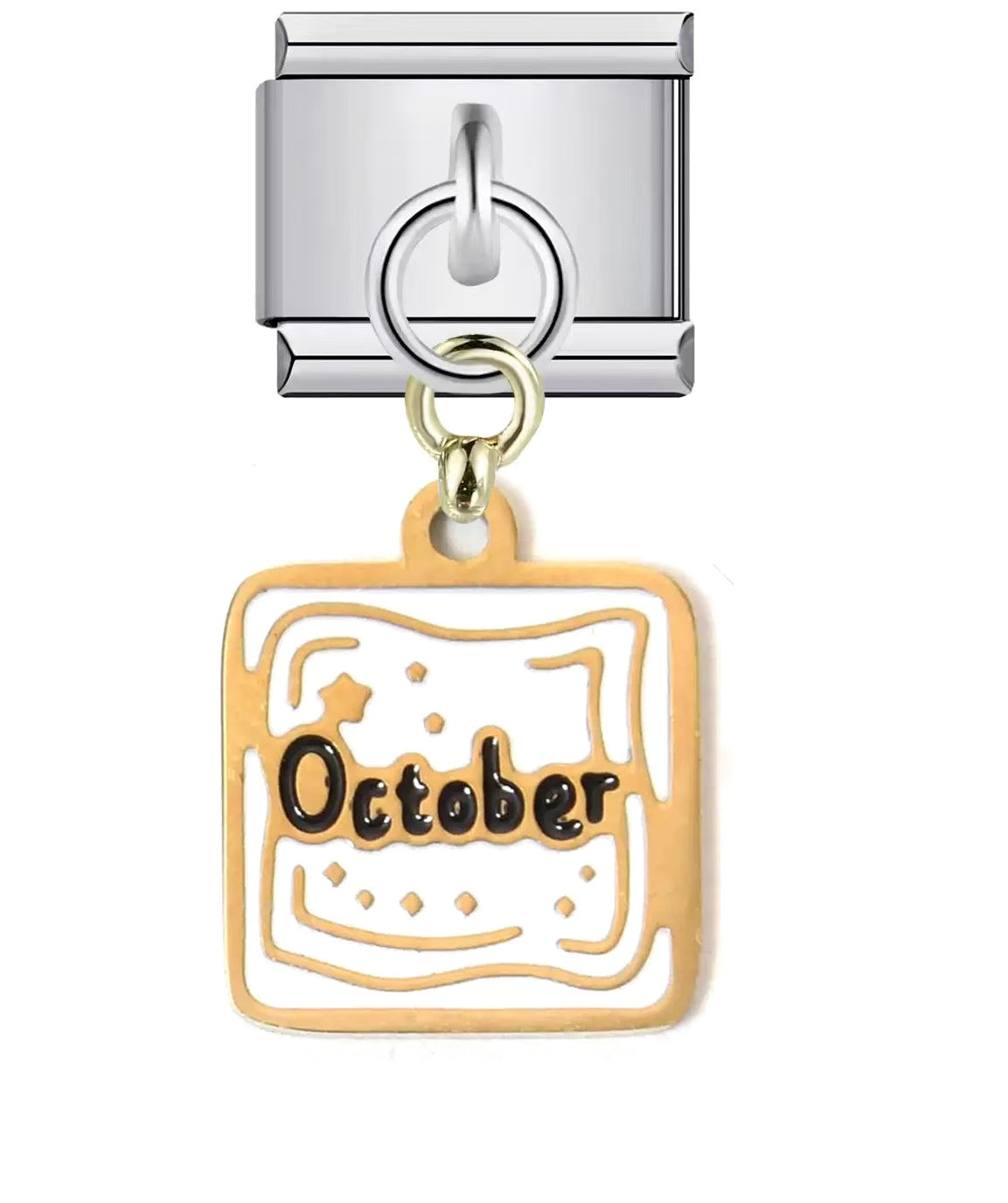 Wholesale Italian Charm Bracelet 9mm DIY Splicing Creative Pattern Pendant Titanium Steel Composable Bracelet