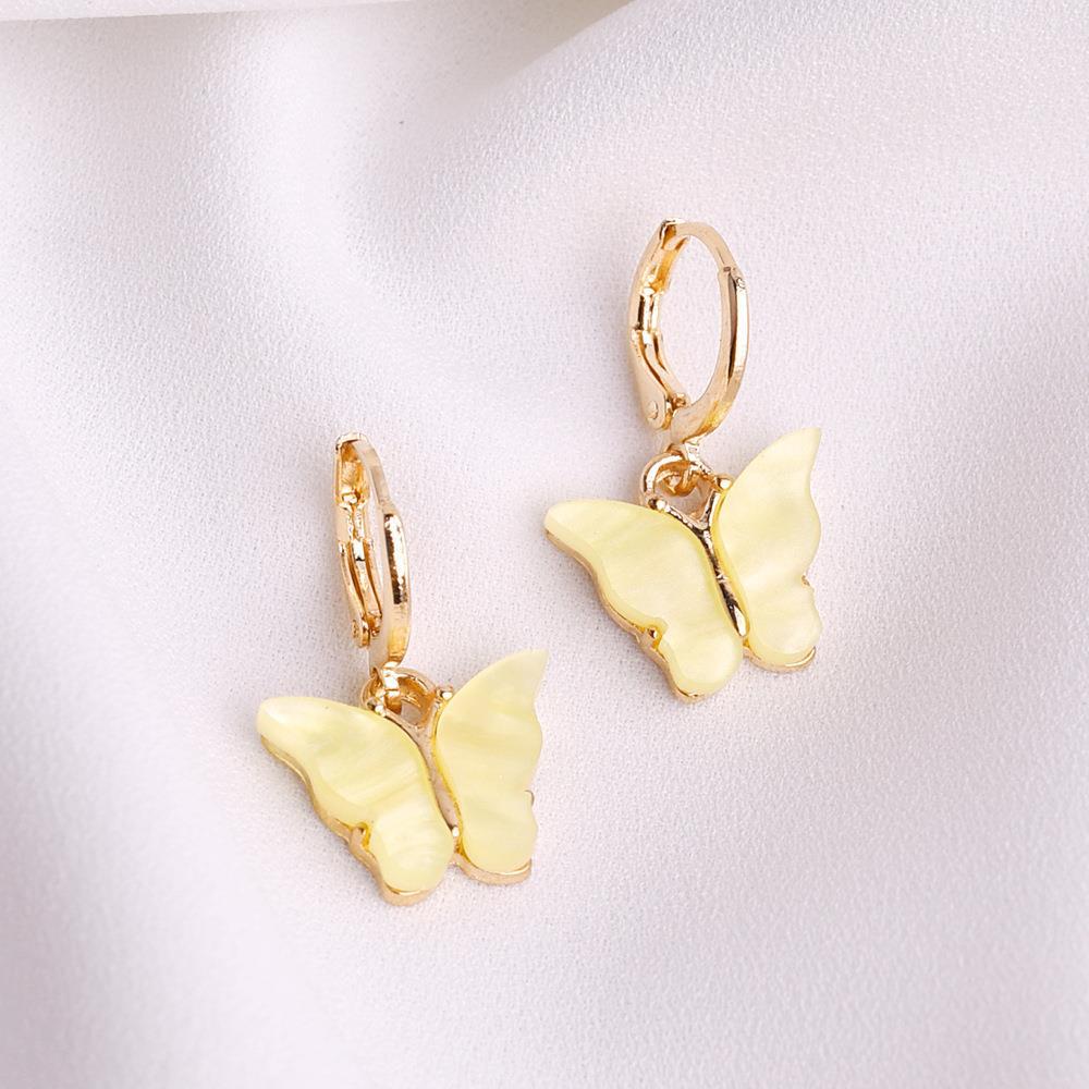 Wholesale Multicolor Butterfly Earrings Necklace ACC-NE-Gaot002